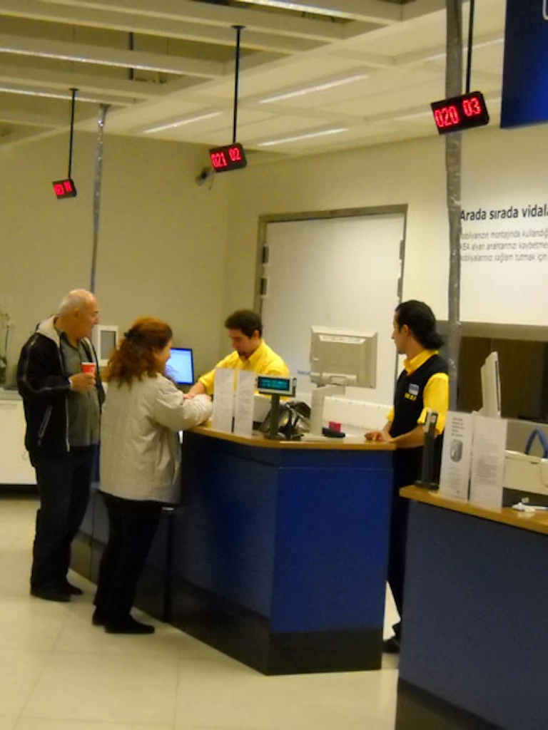 IKEA Warteschlangensystem