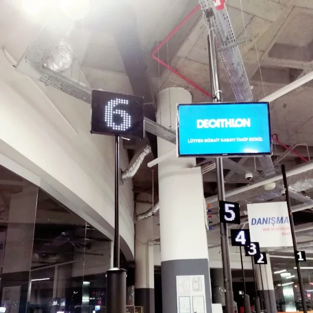 Decathlon Kasse Warteschlangen-System